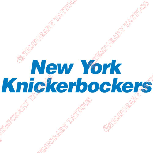 New York Knicks Customize Temporary Tattoos Stickers NO.1119
